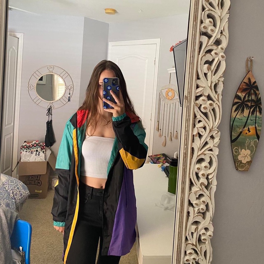 Multicolored MTV Windbreaker